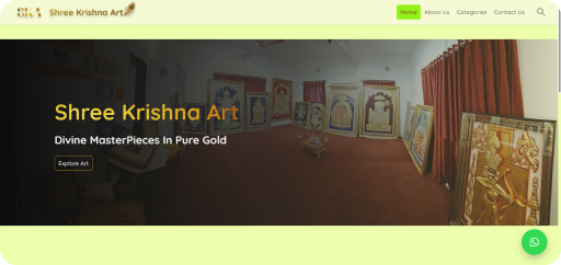 Shree Krishna Arts website